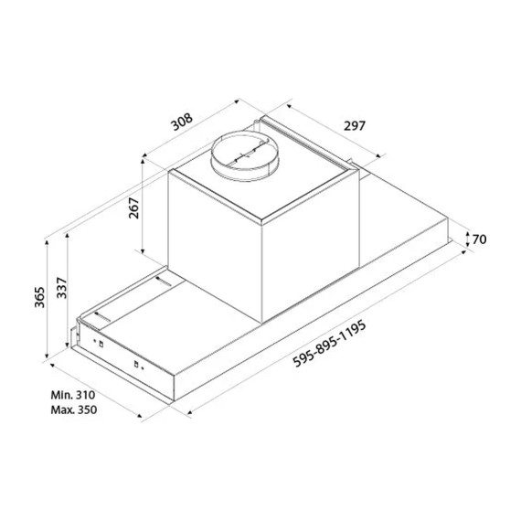 გამწოვი AIRFORCE F300 BL/A/60