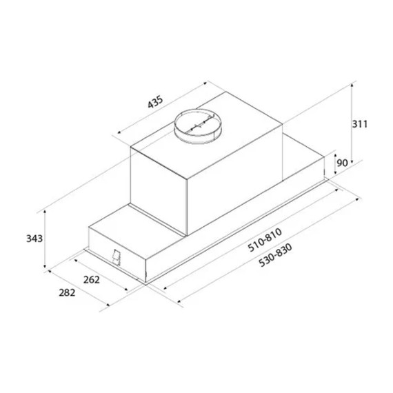 გამწოვი AIRFORCE COMPACT-IN BL/A/83