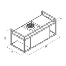 გამწოვი AIRFORCE Q-BIC WG 90 ANT/BK