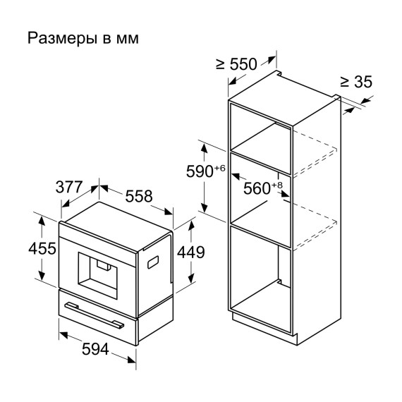 ჩასაშენებელი ყავის მანქანა BOSCH CTL7181B0