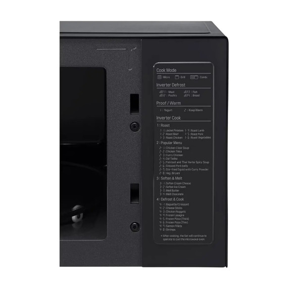 მიკროტალღური ღუმელი LG MH6565DIS.BBKQMER