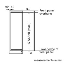 встраив. маразильный шкаф BOSCH GIN81AEF0U