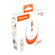 კომპიუტერული მაუსი MEETION R571 ORANGE/WHITE