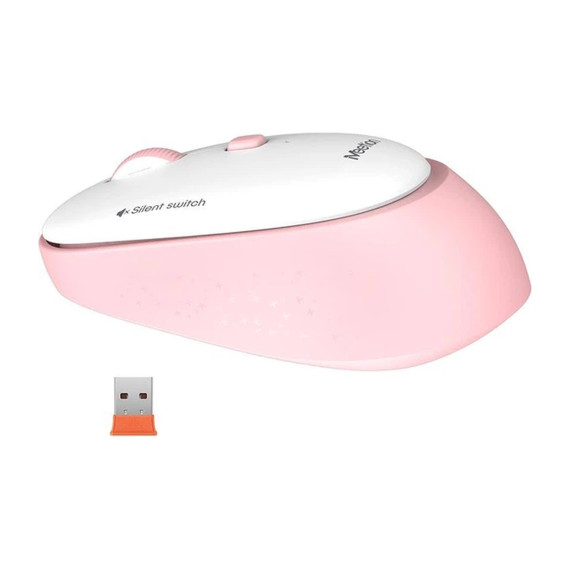 კომპიუტერული მაუსი MEETION R571 PINK/WHITE