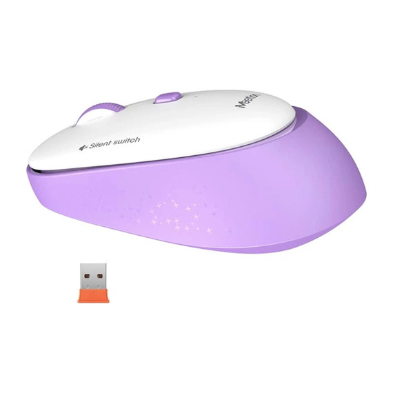 კომპიუტერული მაუსი MEETION R571 PURPLE/WHITE