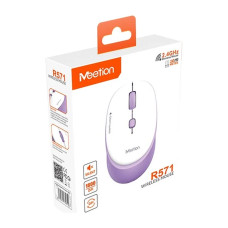 კომპიუტერული მაუსი MEETION R571 PURPLE/WHITE