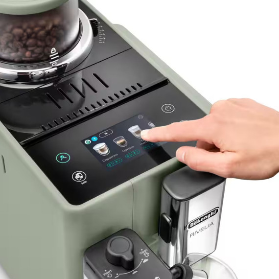 ყავის მანქანა DELONGHI RIVELIA JADE GREEN
