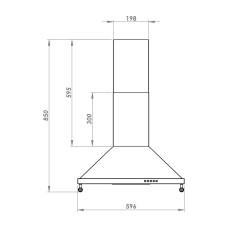 вытяжка ELENBERG EBG-620B BLACK