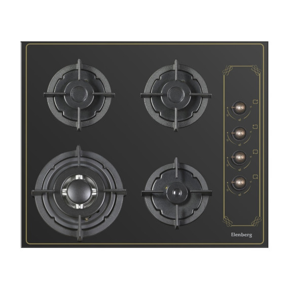 варочная поверхность ELENBERG EBG-6400TTBR BLACK RUSTIC