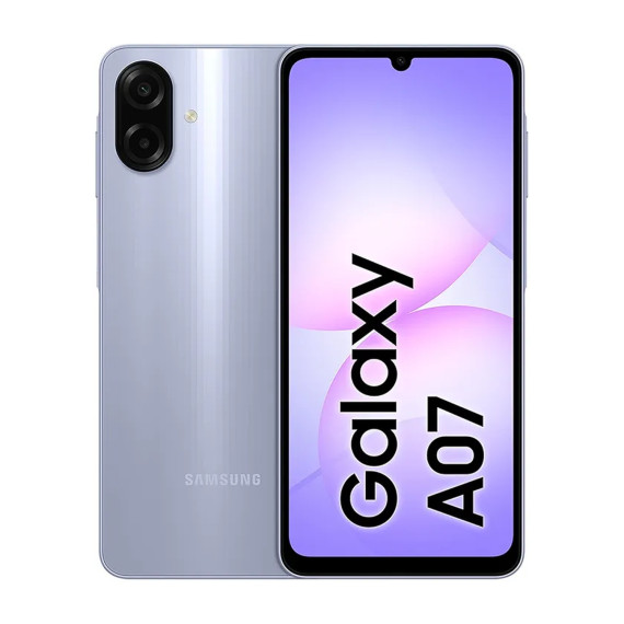სმარტფონი SAMSUNG GALAXY A07 LIGHT VIOLET 4GB 64GB WITH CHARGER