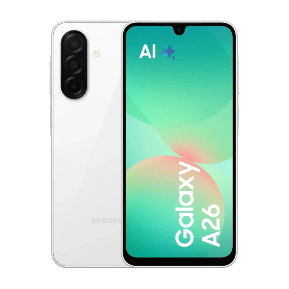 სმარტფონი SAMSUNG GALAXY A26 WHITE 5G 6GB 128GB