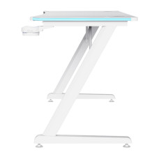 gaming pc desk TRUST GXT709W LUMINUS RGB WHITE