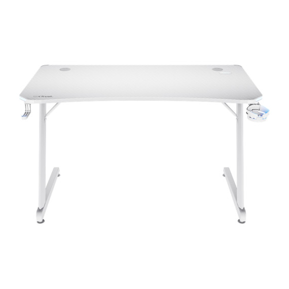 gaming pc desk TRUST GXT709W LUMINUS RGB WHITE