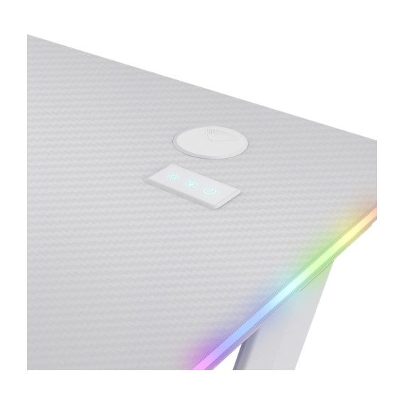 gaming pc desk TRUST GXT709W LUMINUS RGB WHITE