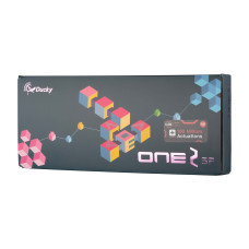 კლავიატურა DUCKY ONE 2 SF CHERRY RED RGB LED RU BLACK-WHITE