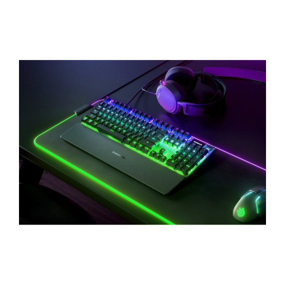 клавиатура STEELSERIES APEX 7 104KEY RED SWITCH USB-A RU RGB BLACK