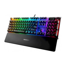 клавиатура STEELSERIES APEX 7 104KEY RED SWITCH USB-A RU RGB BLACK