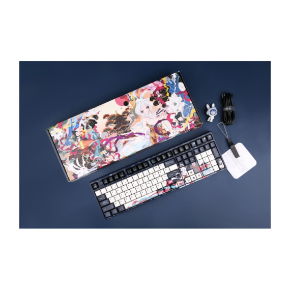 keyboard VARMILO VPM87 CHANGE 87KEY EC V2 SAKURA USB-A EN WHITE LED BLUE