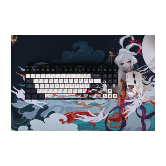 keyboard VARMILO VPM87 CHANGE 87KEY EC V2 SAKURA USB-A EN WHITE LED BLUE