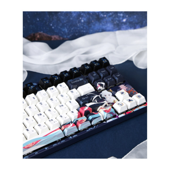 keyboard VARMILO VPM87 CHANGE 87KEY EC V2 SAKURA USB-A EN WHITE LED BLUE