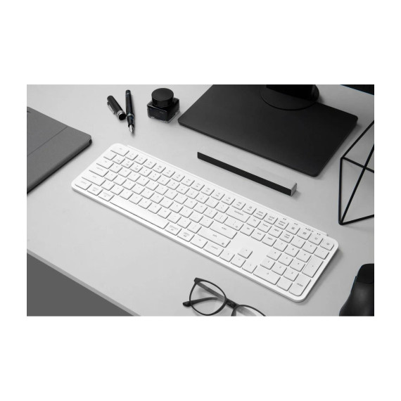 კლავიატურა KEYCHRON B6 PRO ULTRA-SLIM IVORY WHITE