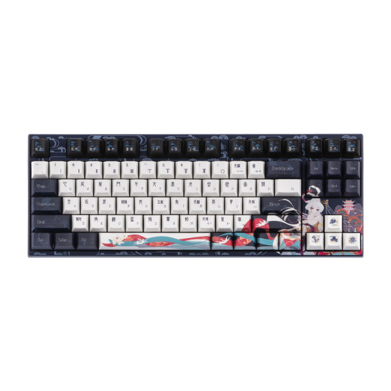 კლავიატურა VARMILO VPE87 CHANGE 87KEY K-PRESTIGE LIGHT EN WHITE LED BLUE
