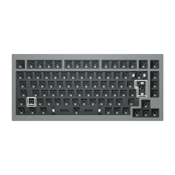 კლავიატურა KEYCHRON Q1 84KEY GATERON G PRO BROWN BLUE