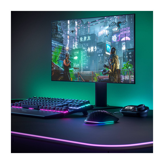 კომპიუტერული მაუსი STEELSERIES AEROX 3 RGB ONYX