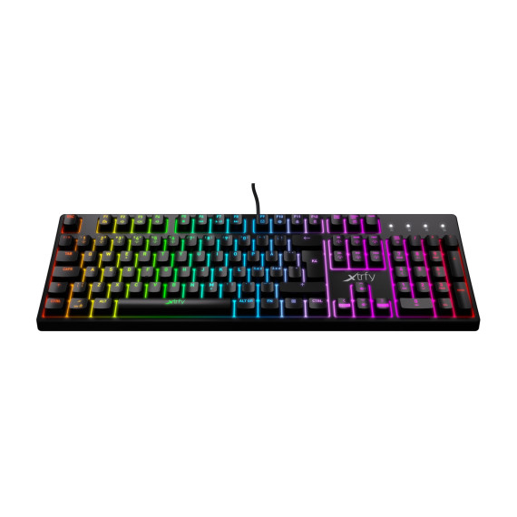 კლავიატურა XTRFY K4 104KEY KAILH RED EN/RU RGB BLACK