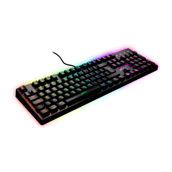 კლავიატურა XTRFY K4 104KEY KAILH RED EN/RU RGB BLACK