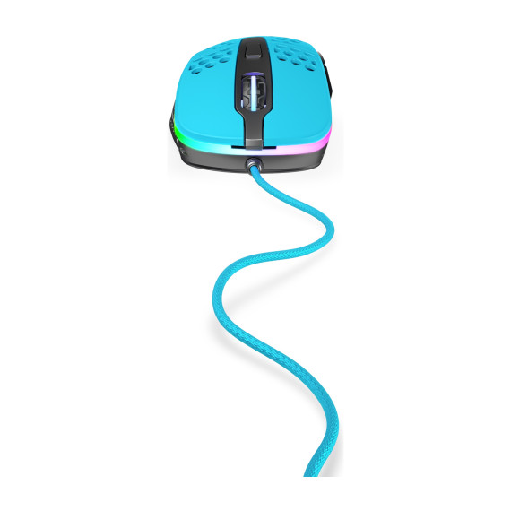 კომპიუტერული მაუსი XTRFY M4 RGB MIAMI BLUE