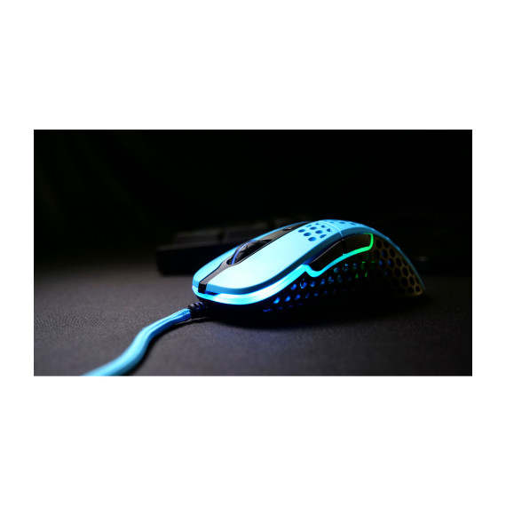 კომპიუტერული მაუსი XTRFY M4 RGB MIAMI BLUE