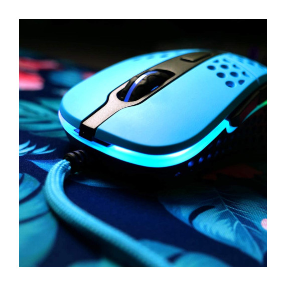 კომპიუტერული მაუსი XTRFY M4 RGB MIAMI BLUE