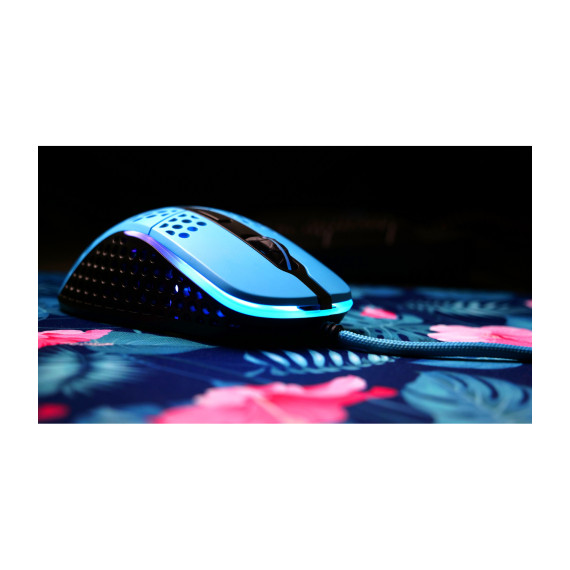 კომპიუტერული მაუსი XTRFY M4 RGB MIAMI BLUE