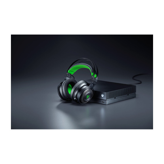 наушник RAZER NARI ULTIMATE FOR XBOX ONE, WL, BLACK-GREEN