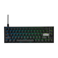 კლავიატურა DUCKY ONE 2 SF CHERRY SPEED SILVER RGB LED RU BLACK-WHITE