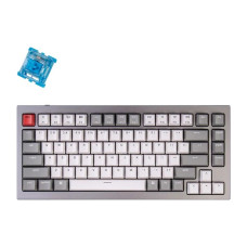 keyboard KEYCHRON Q1 75KEY GATERON PHANTOM BLUE EN RGB GRAY