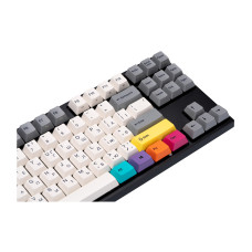 клавиатура VARMILO VEM87 CMYK 87KEY EC V2 DAISY USB-A EN/UKR WHITE LED BLACK