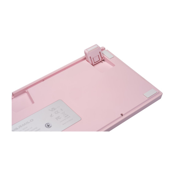 კლავიატურა VARMILO VEM87 DREAMS ON BOARD 87KEY EC V2 JASMINE WHITE LED PINK