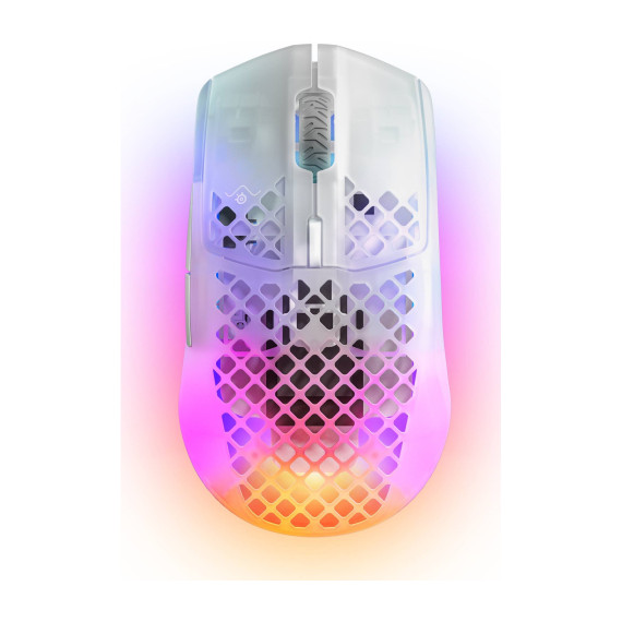 კომპიუტერული მაუსი STEELSERIES AEROX 3 RGB USB-A/WL/BT GHOST