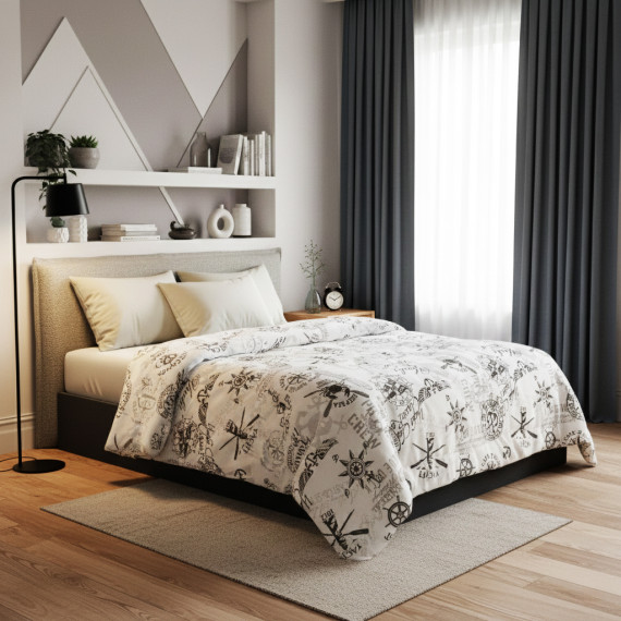 ზამთრის საბანი RESTFUL M1508 BW 135X215 BM LIGHT