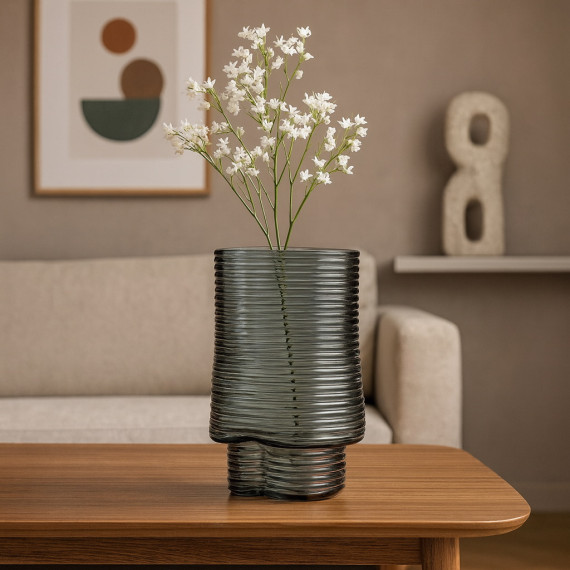 ვაზა KOOPMAN GLASS 14X13.5X17CM 3ASS