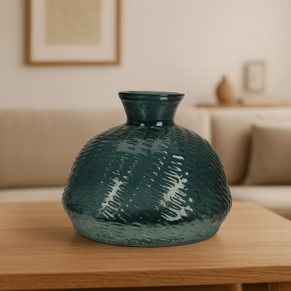 ვაზა KOOPMAN GLASS 185XH140MM 3ASS CLR