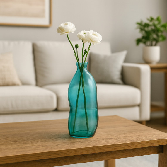 ვაზა KOOPMAN RECYCLED GLASS 130XH355MM