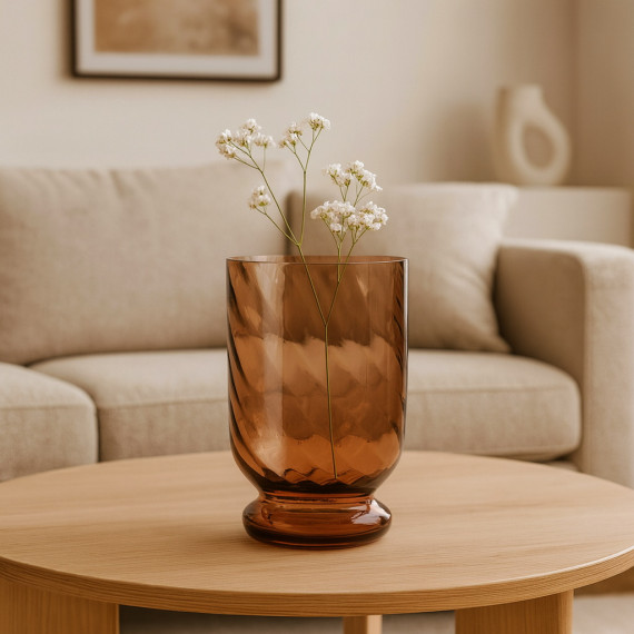 ვაზა KOOPMAN VASE 140XH210MM 2ASS COLOUR (657419)