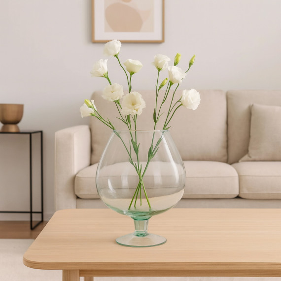 ვაზა KOOPMAN VASE GLASS RECYCLED 225XH260MM (442299)