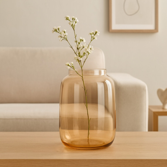 ვაზა KOOPMAN VASE GLASS170XH260MM LUSTER (233736)