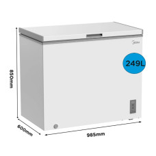 chest freezer MIDEA MDRC345FZE01