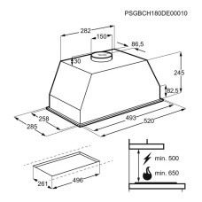 გამწოვი ELECTROLUX LFG525W