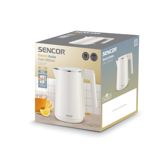 ელექტრო ჩაიდანი SENCOR SWK 0155WH